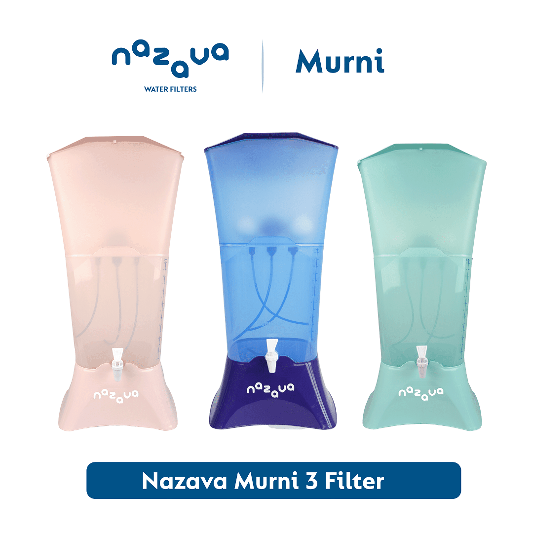 Nazava Murni 3 Filter - Filter Air Minum - Penyaringan Ekstra Cepat