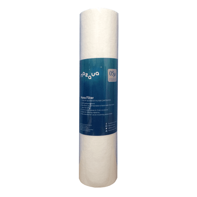 Filter 05 PP Cartridge untuk filter housing 10 inch sedimen air keruh