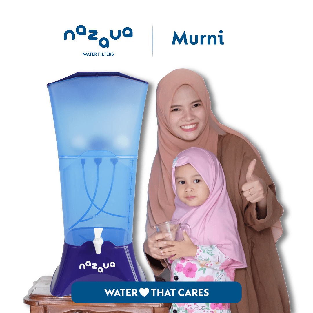 Nazava Murni 3 Filter - Filter Air Minum - Penyaringan Ekstra Cepat